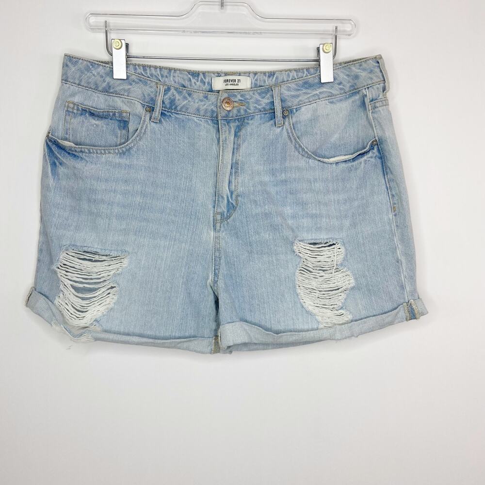 Forever 21 Cut Off Denim Shorts Size 30
